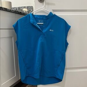 Figs Extreme Blue Rafaela Top